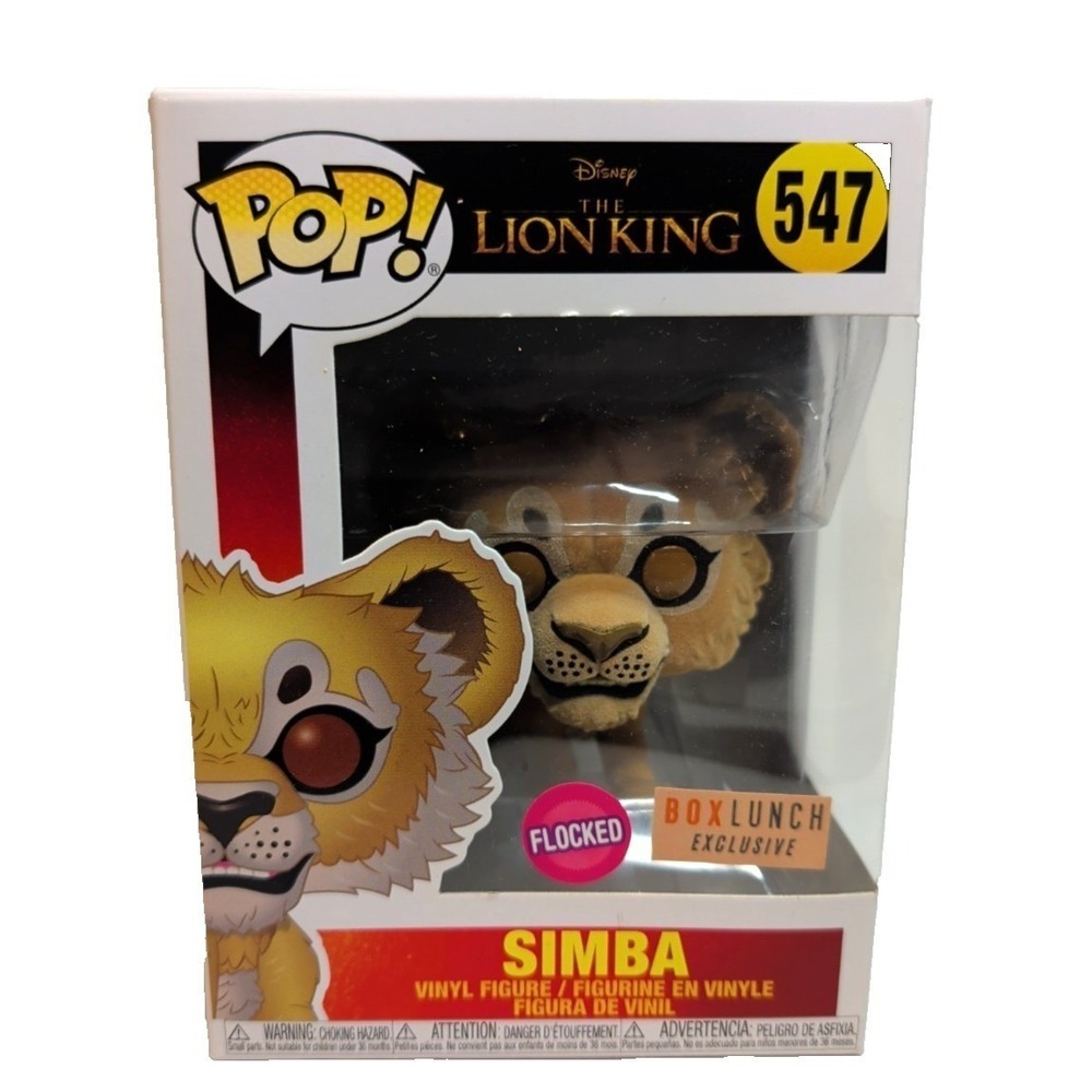 Funko‎ Pop! Vinyl: Disney - Simba (Flocked) - Box Lunch (Exclusive) #547